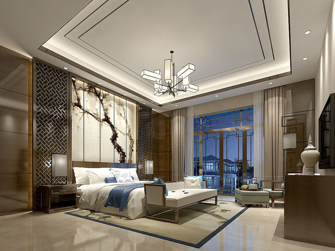 Stylish master bedroom design 69 3D model | CGTrader Stylish master bedroom design 69 3D model | CGTrader on Model Bedroom Design
id=66793