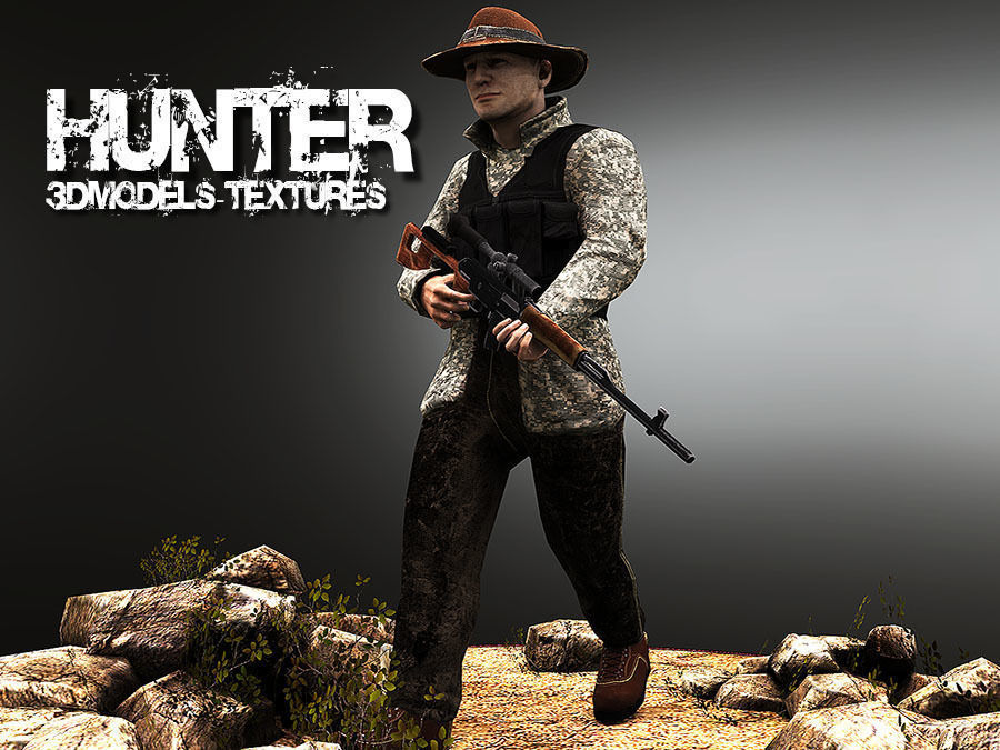 Hunter 3D model