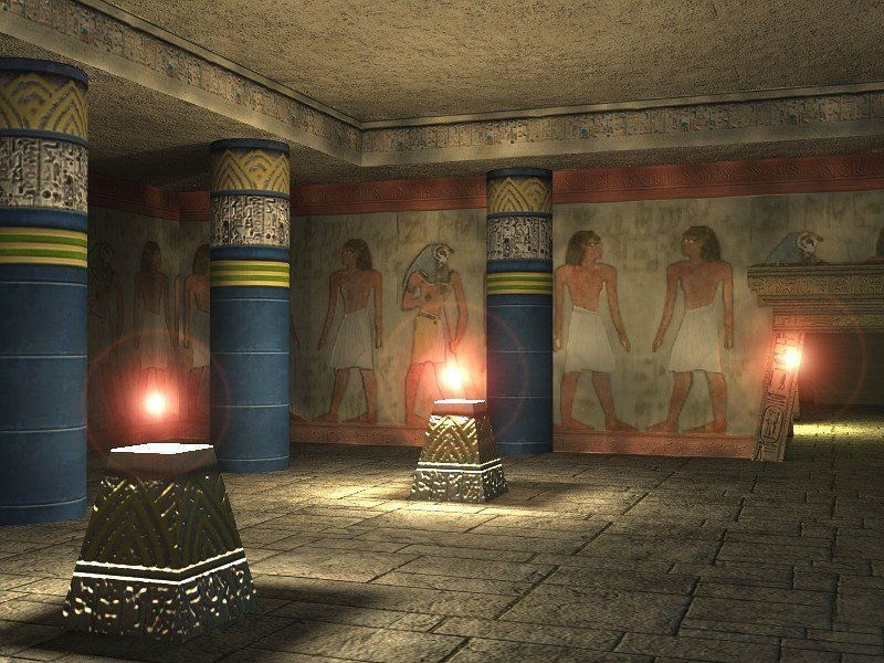 3D model Egyptian Indoor VR / AR / low-poly | CGTrader
