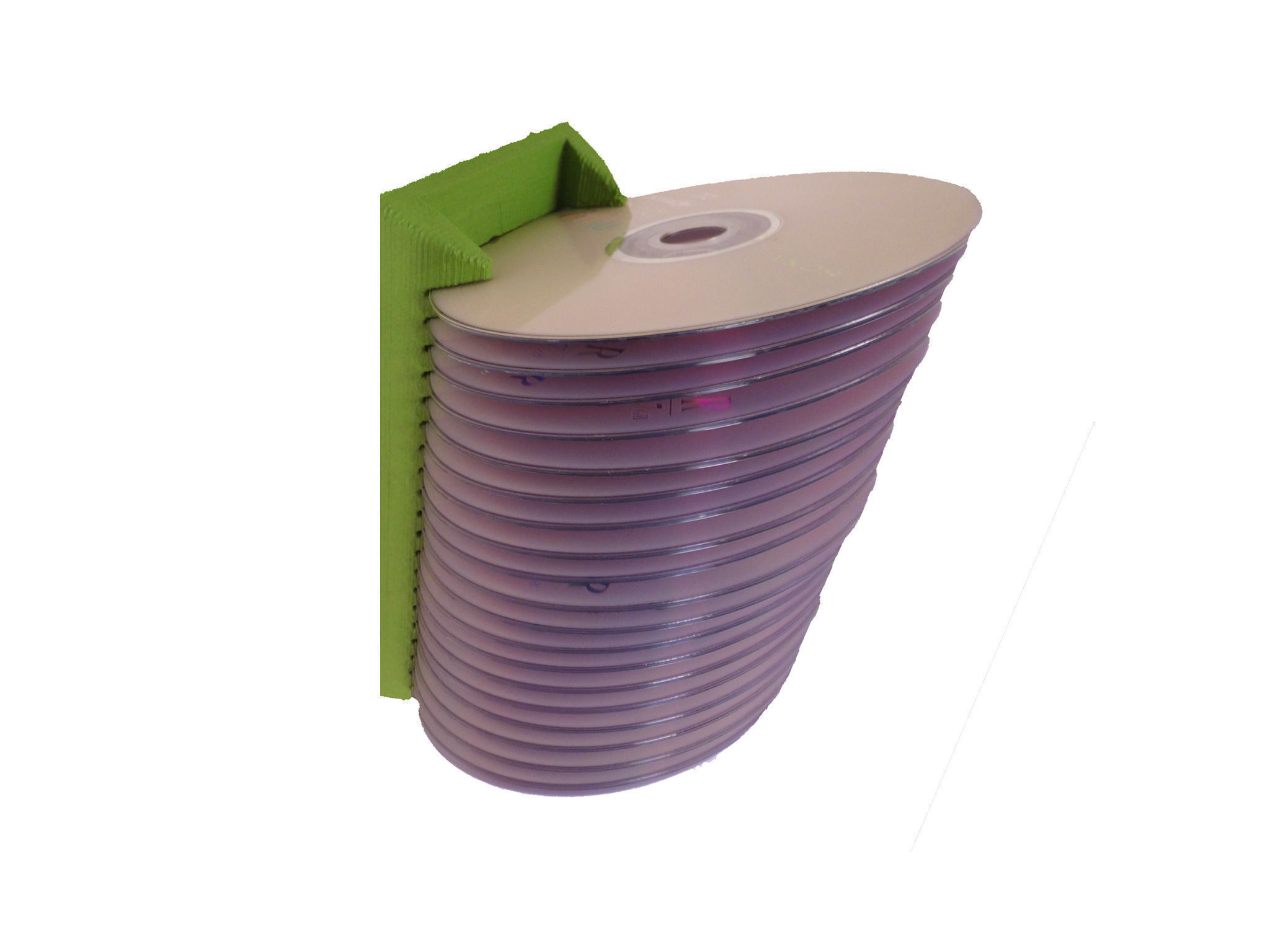 CD Holder wall mounted 3D model 3D printable CGTrader