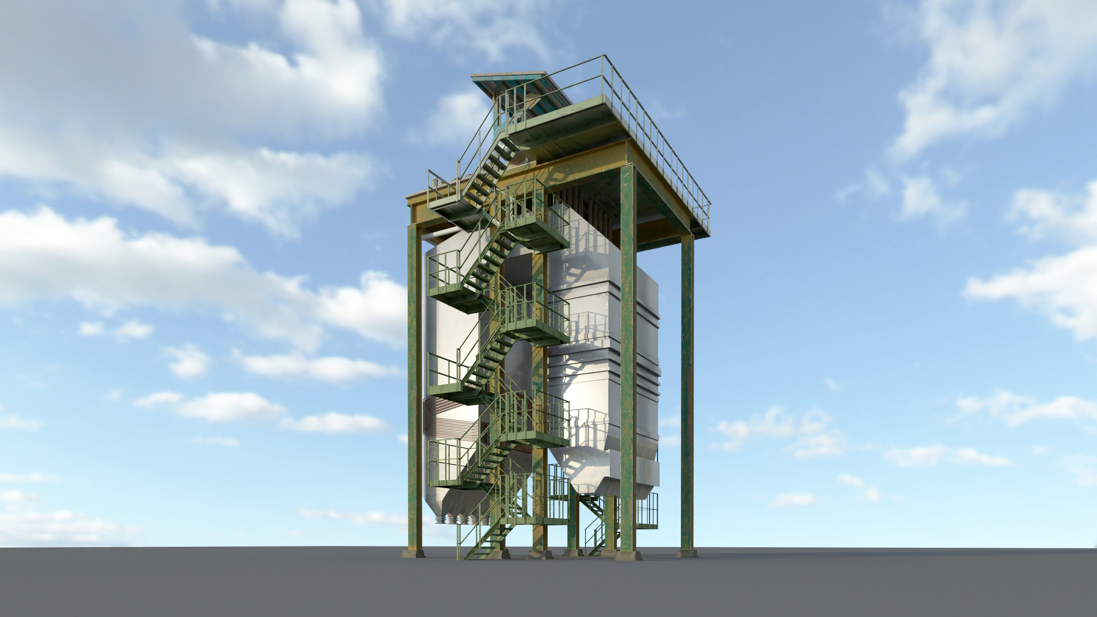Steam recovery boiler