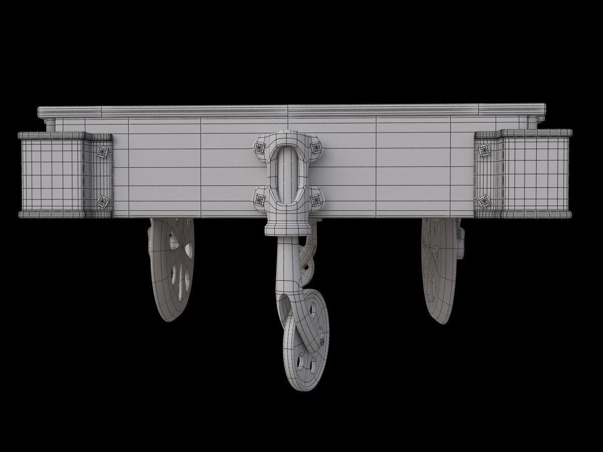 Furniture Factory Cart 3D model CGTrader