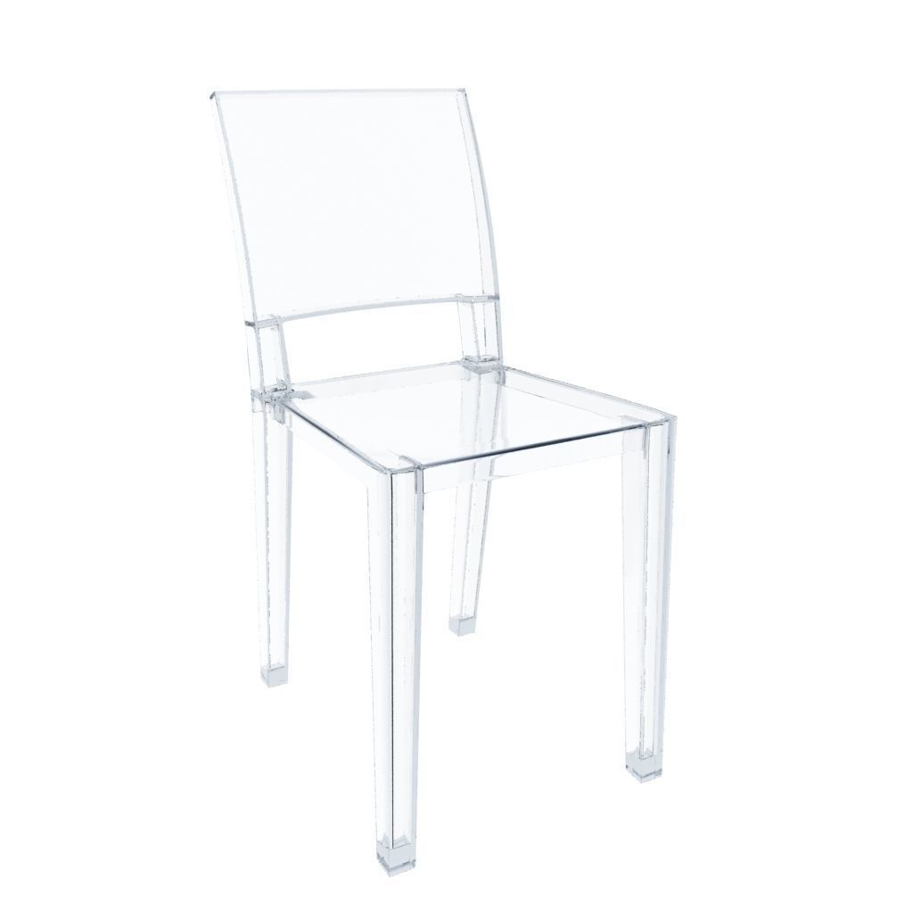3D model Kartell Invisible Side Chair VR / AR / lowpoly CGTrader
