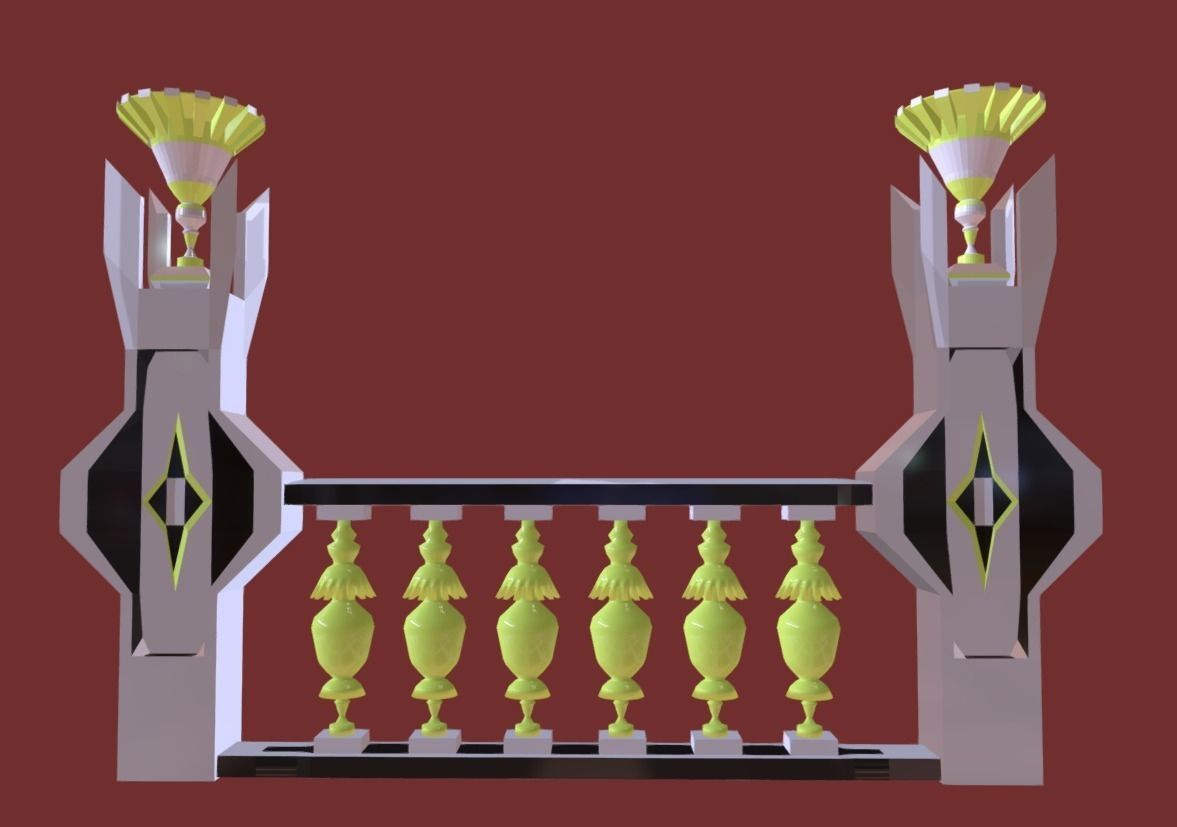 Architectural Balustrade - Palace Decor Baroque - 4