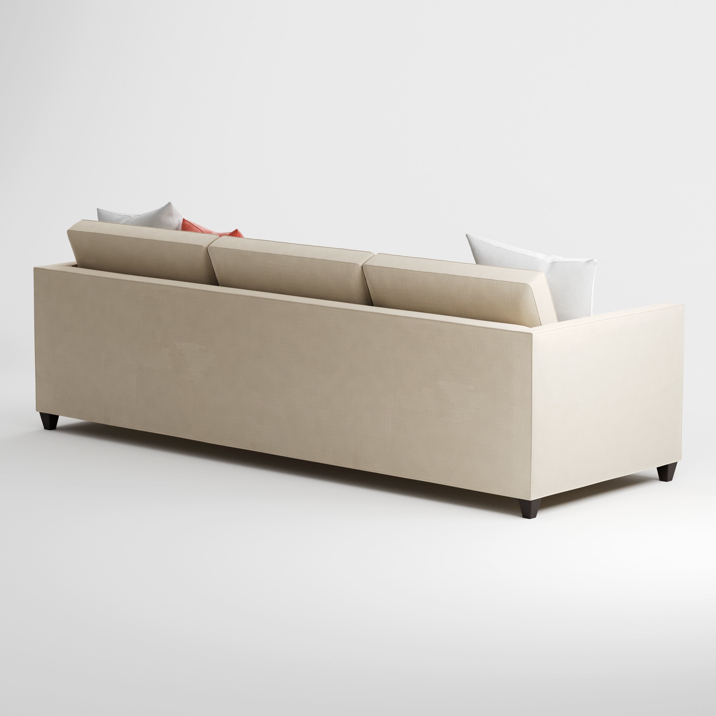 Crate and Barrel Dryden Grande Sofa 3D model CGTrader