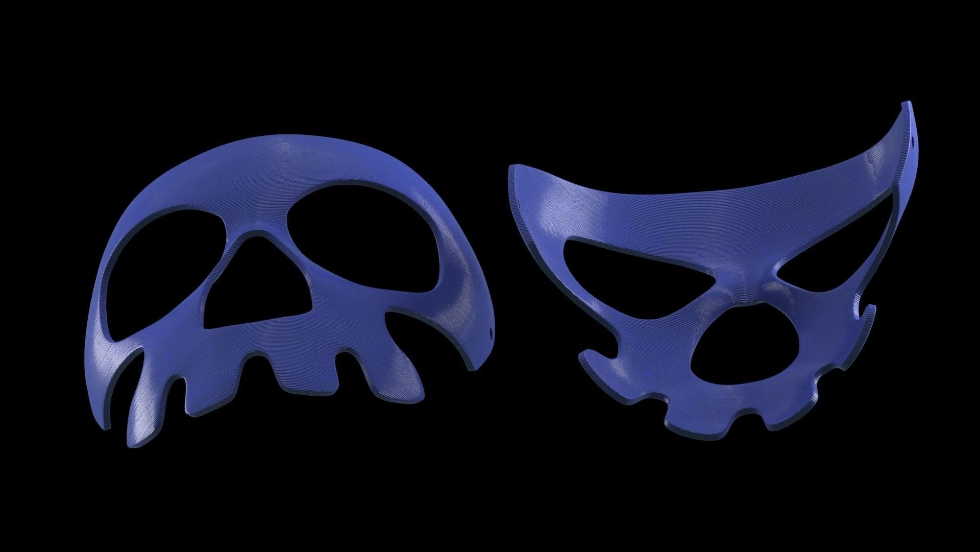 Printable Halloween Skull Mask 3D model 3D printable CGTrader