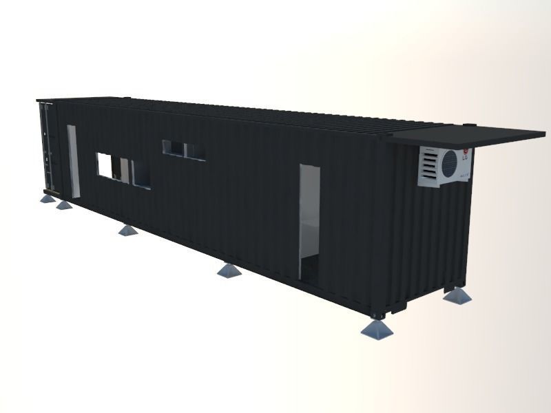3D model Smart shipping container module 3d model VR / AR / low-poly ...