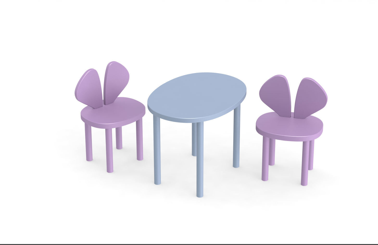 chair and table