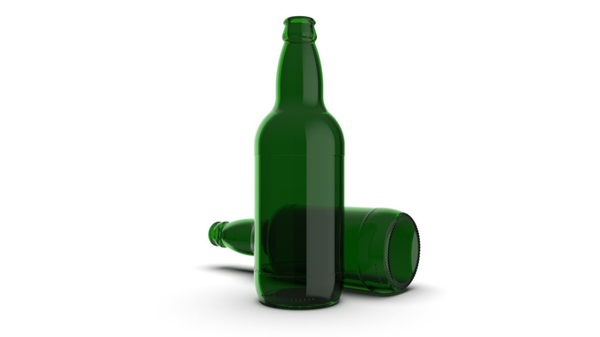 Beer bottle 3D model 3D printable | CGTrader