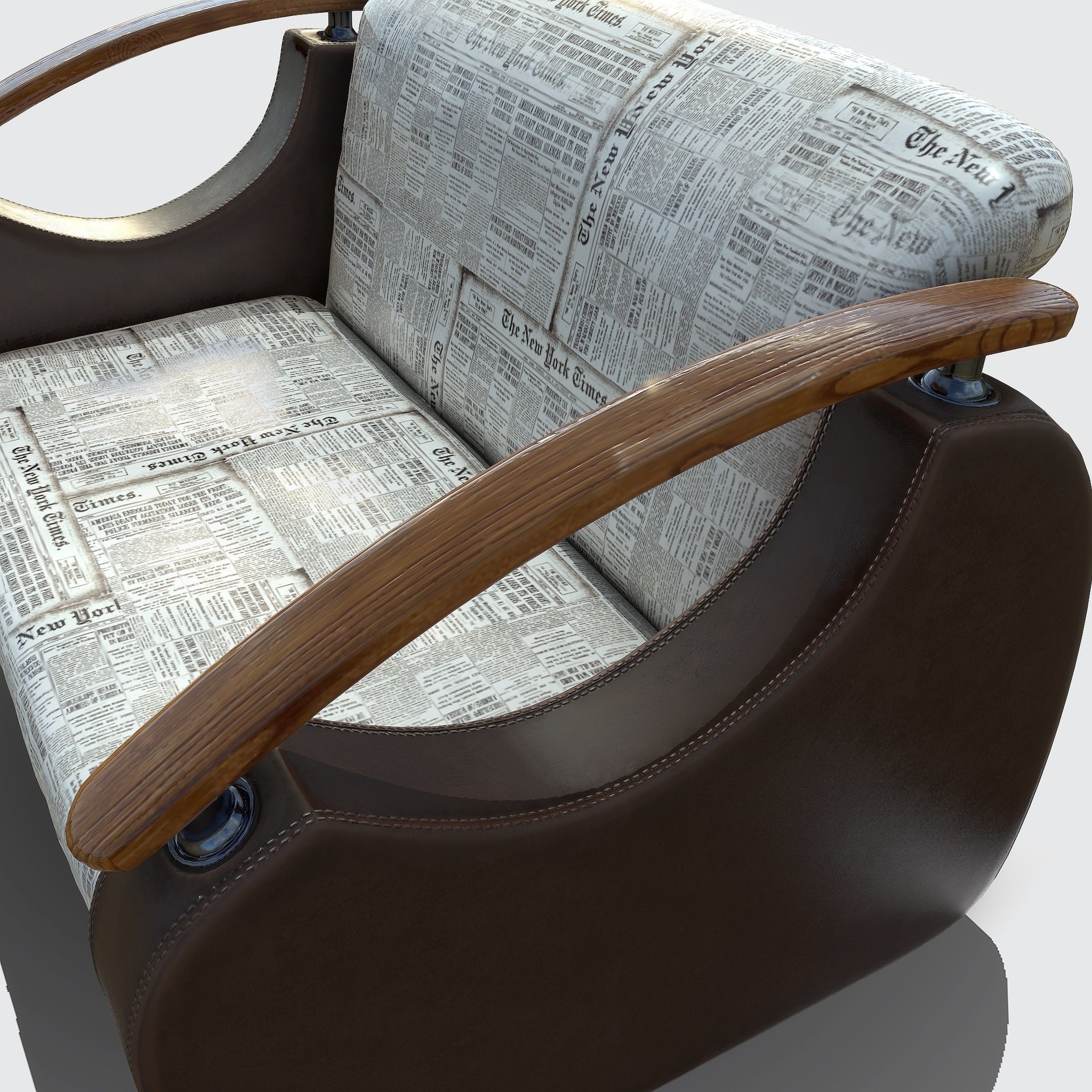 Newspaper Sofa 3D model | CGTrader