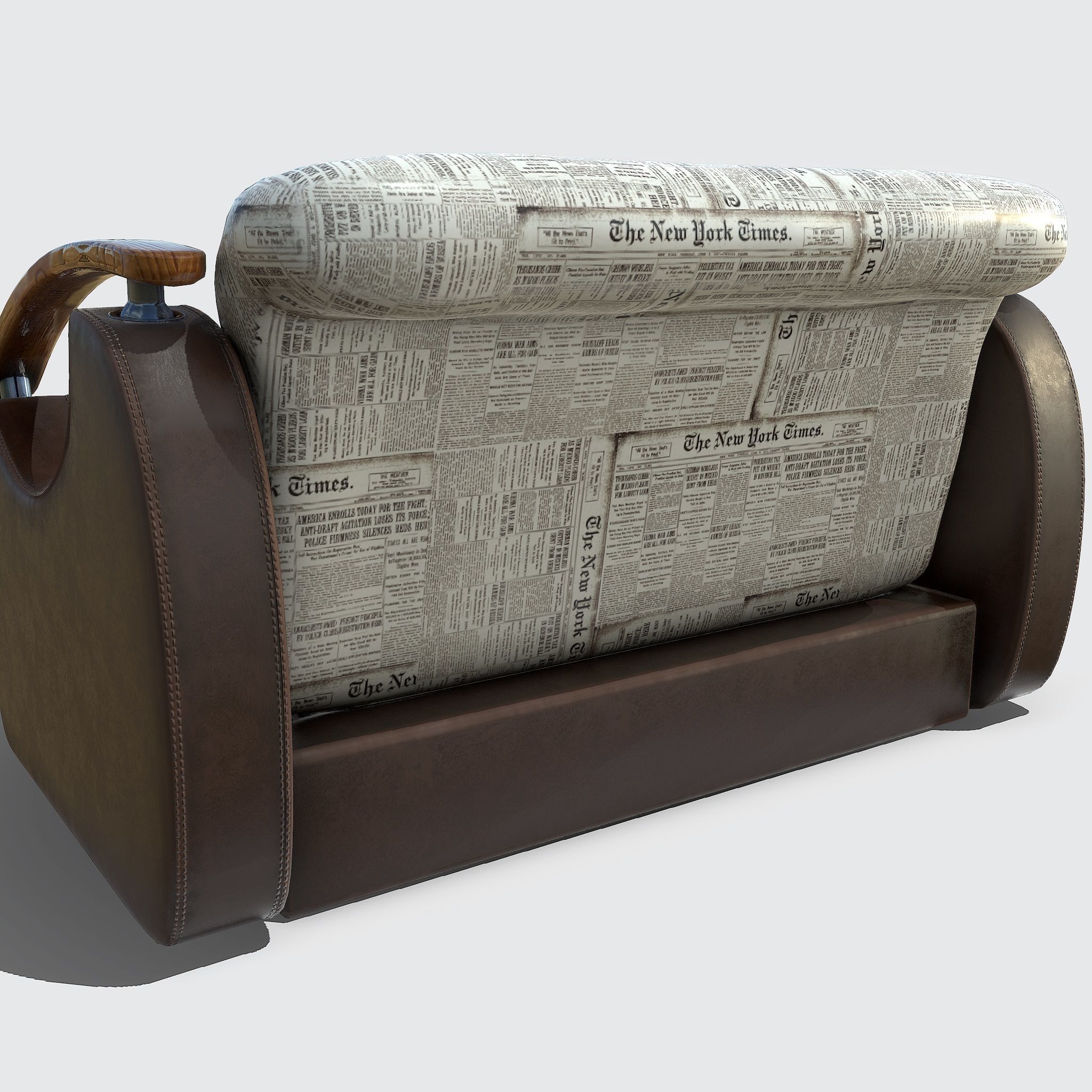 Newspaper Sofa 3D model | CGTrader