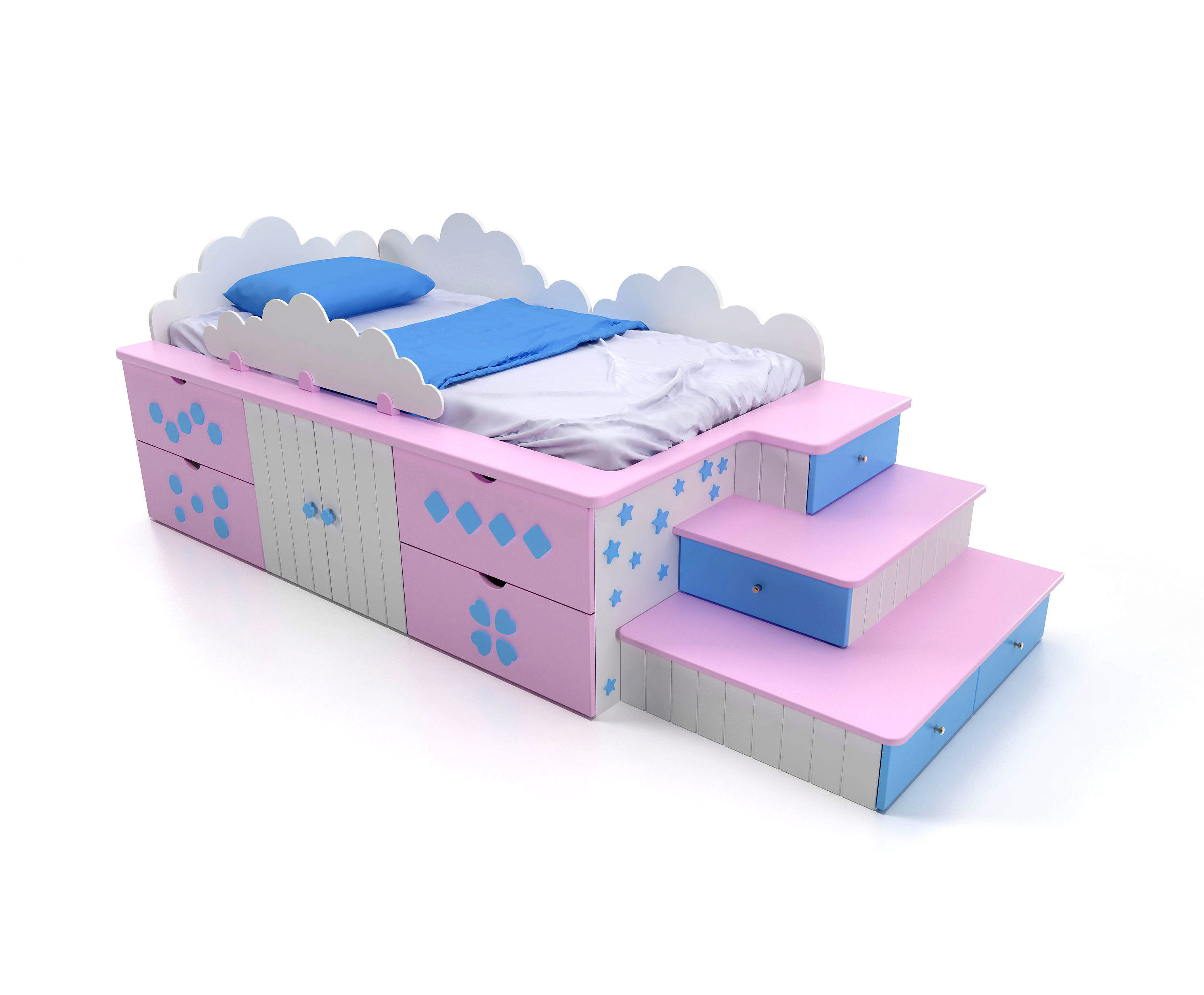 The bed Treasure chest