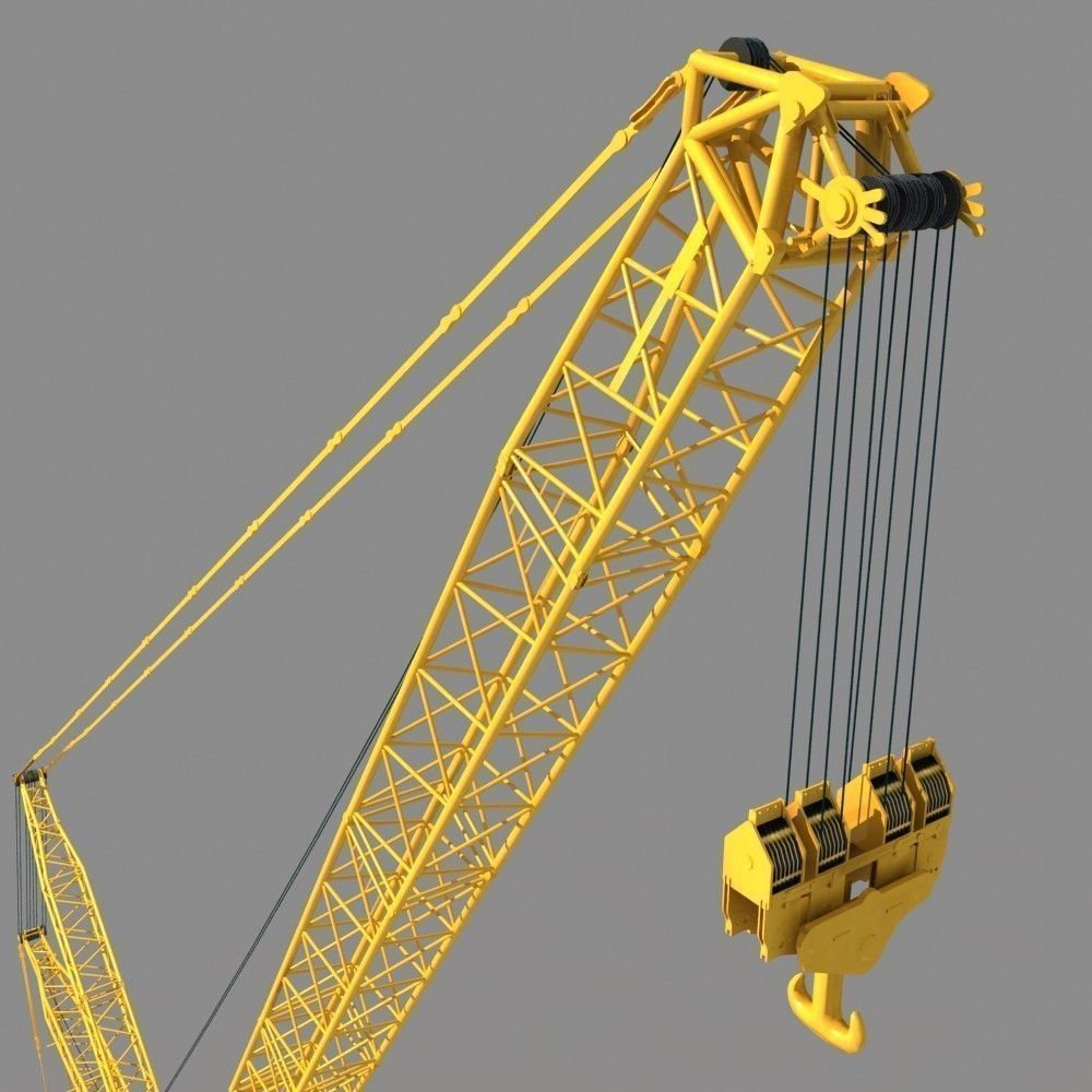 Crawler Crane 3D model CGTrader