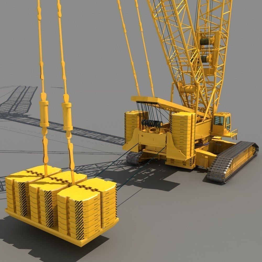 Crawler Crane 3D model | CGTrader