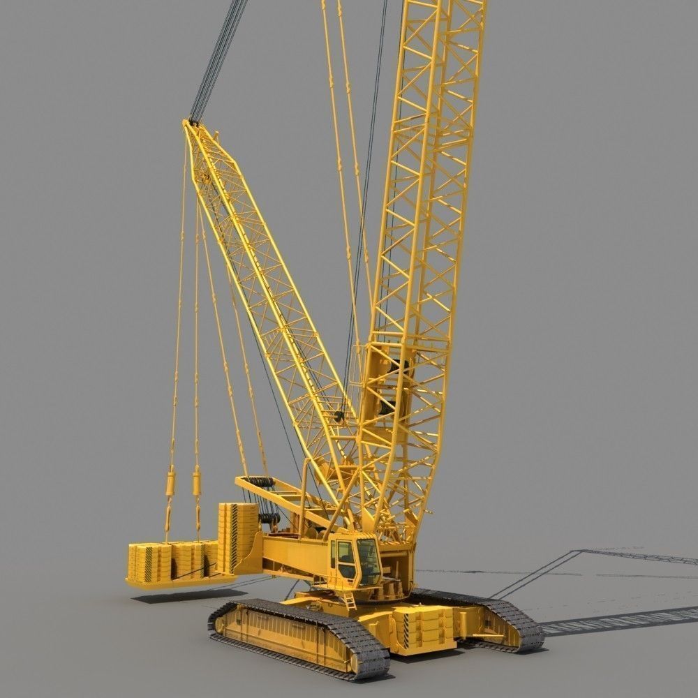 Crawler Crane 3D model | CGTrader
