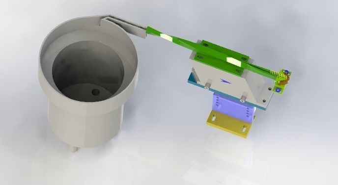 Rotating vibration loading mechanism