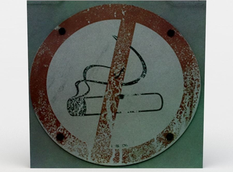 No smoking sign