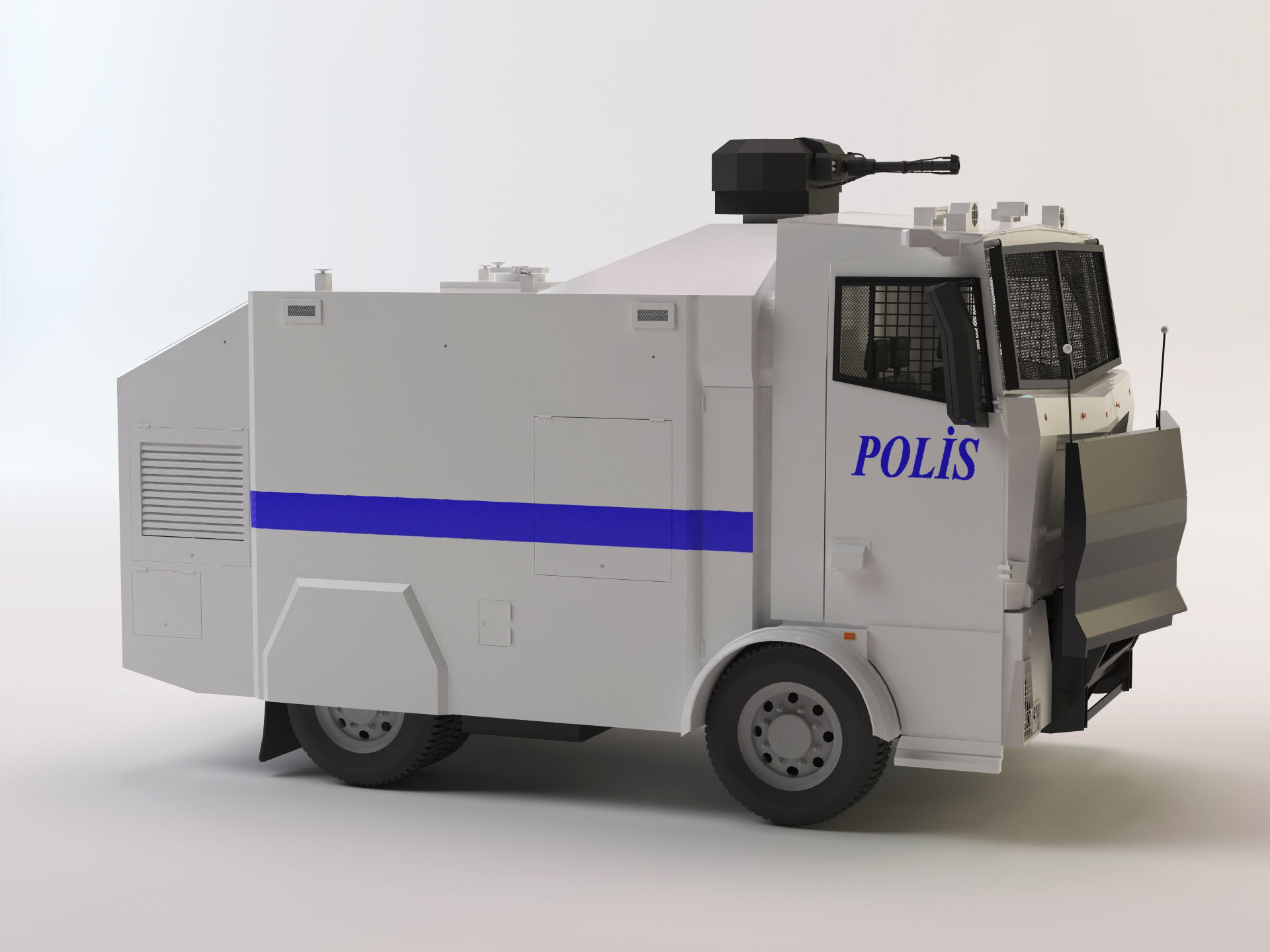Turkish Riot Vehicles Toma - Turkish Police Vehicle For Riot Control 3D model | CGTrader