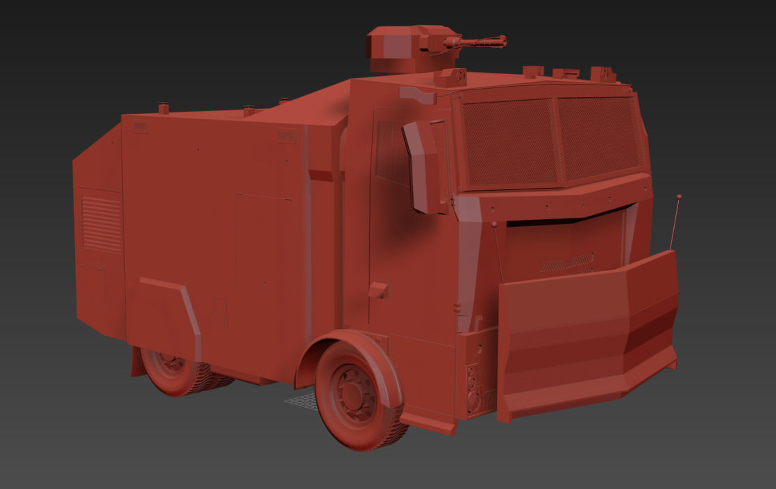 Turkish Riot Vehicles Toma - Turkish Police Vehicle For Riot Control 3D model | CGTrader