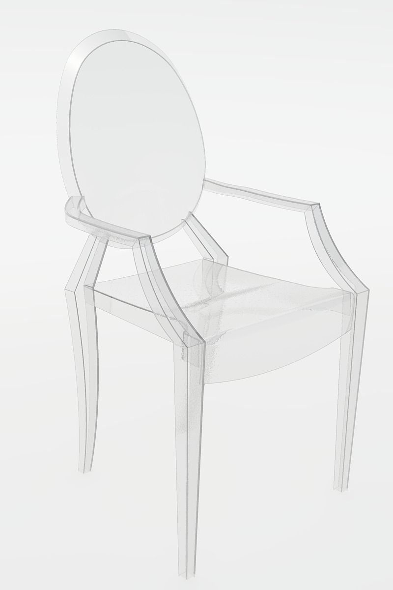 Ghost Chair by Philippe Starck 3D model CGTrader