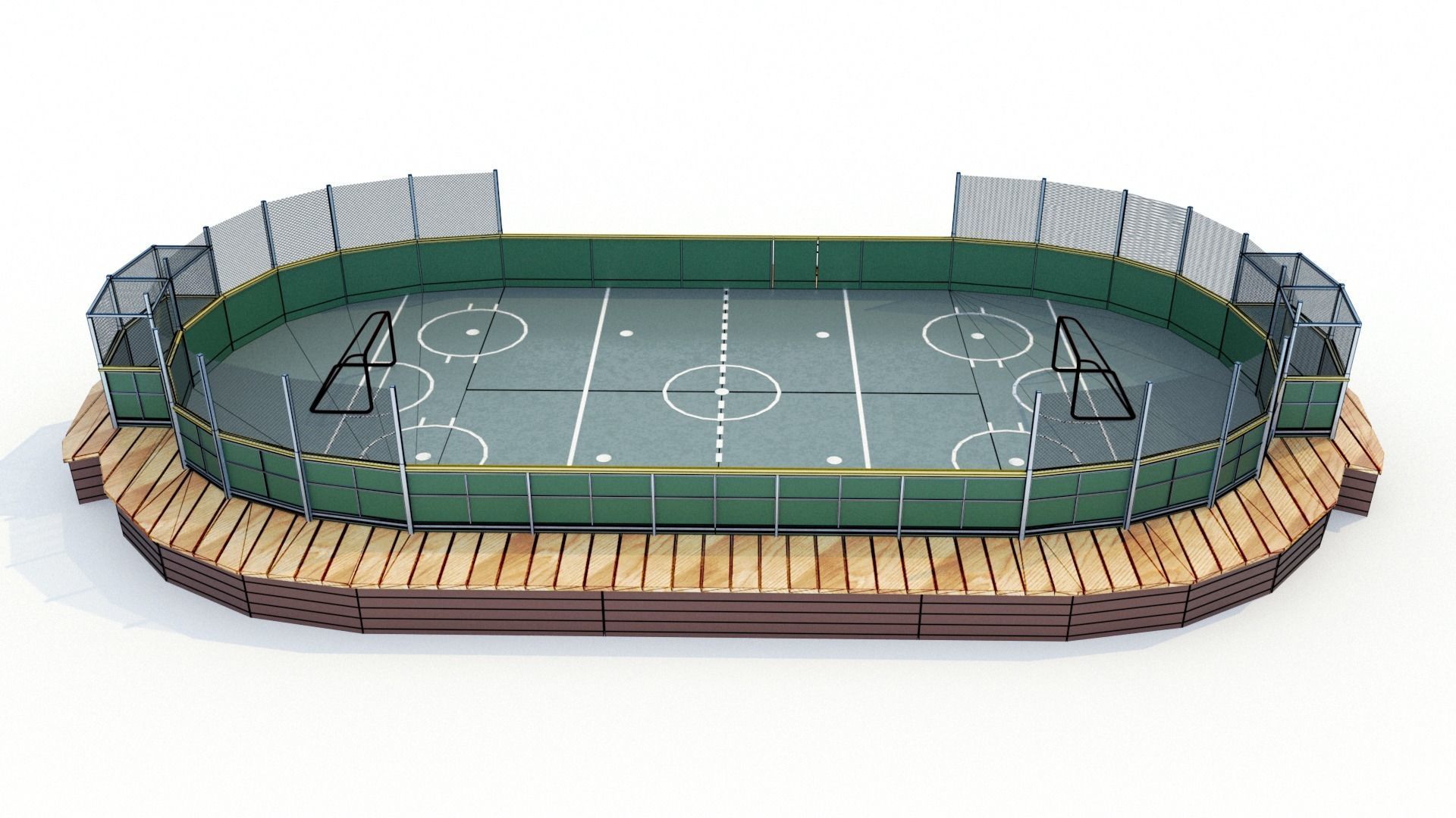 Hockey Rink 3D model CGTrader