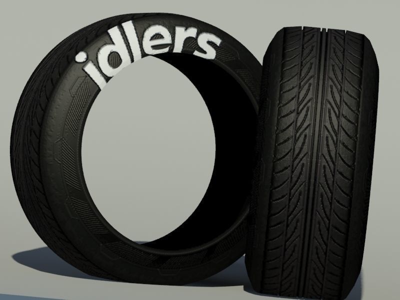 Uv Mapped Tyre 3D CGTrader