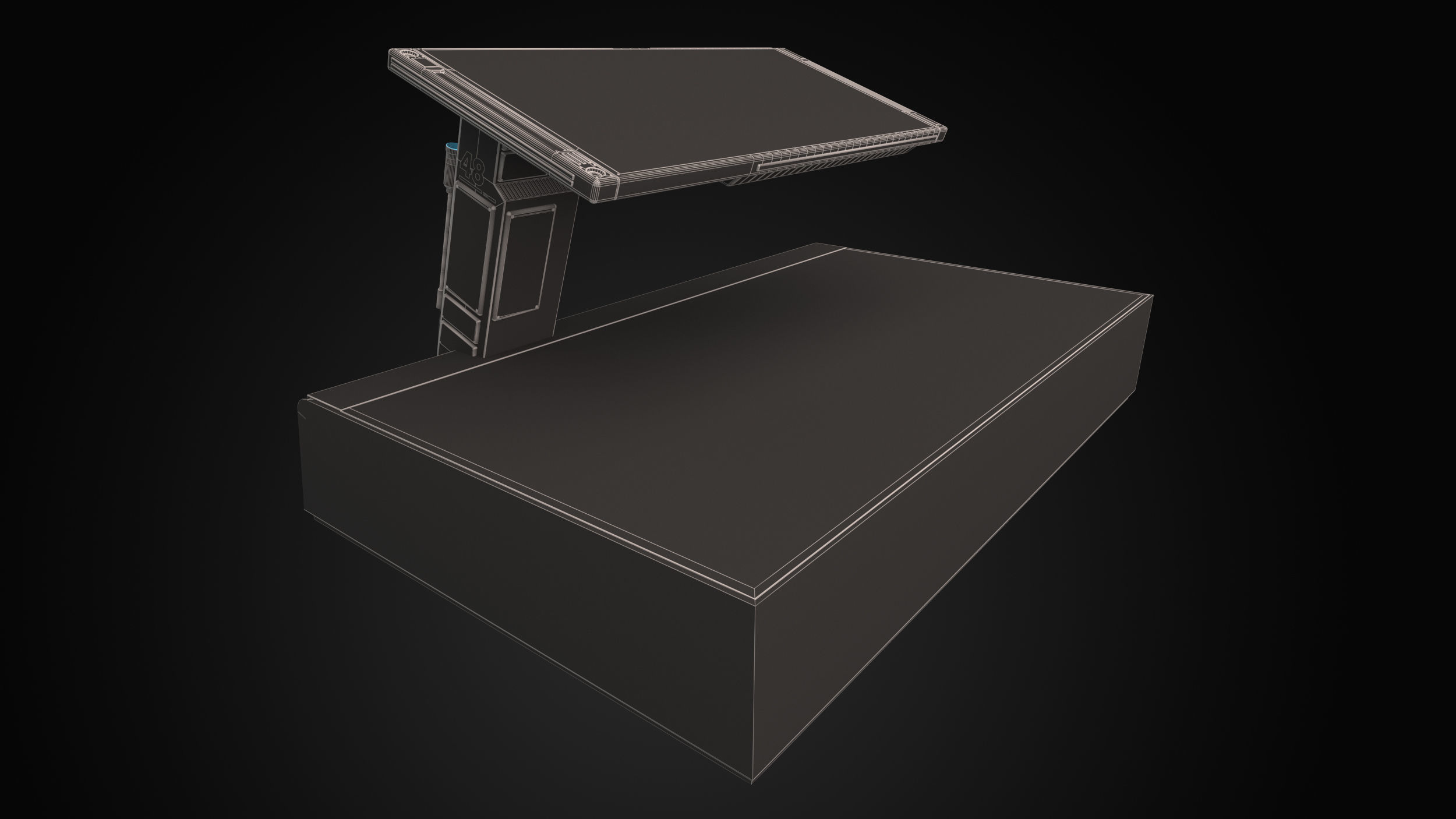 Control Desk 3D model | CGTrader