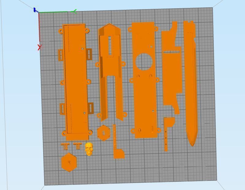 Assassins creed hidden blade 3D model 3D printable CGTrader