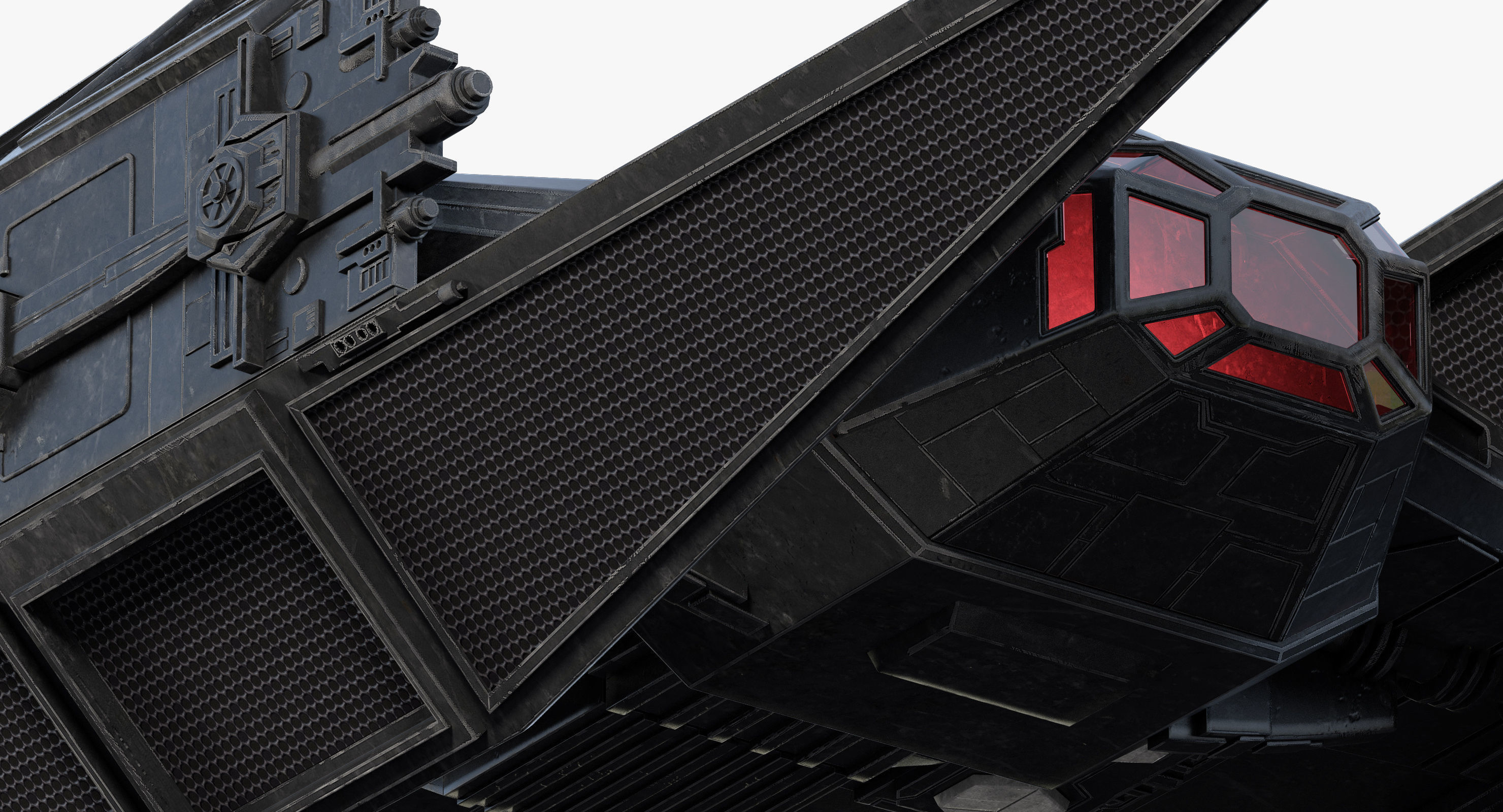Star Wars Kylo Ren TIE silencer 3D model | CGTrader