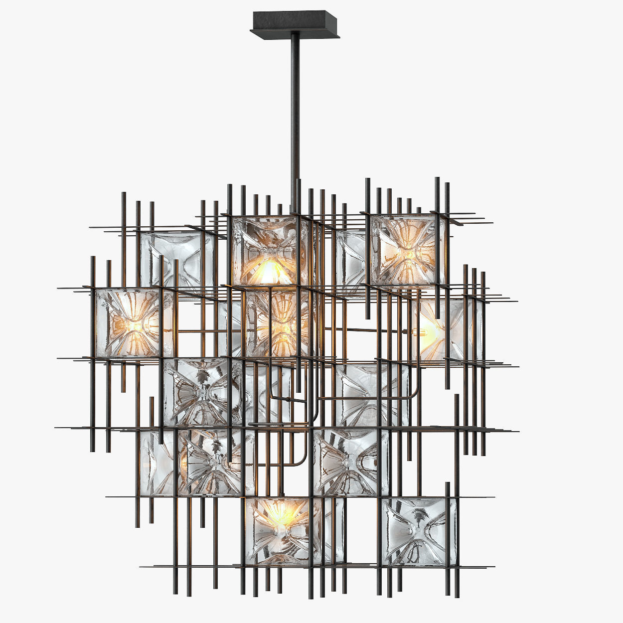 Wired Custom Lighting Hatch Chandelier