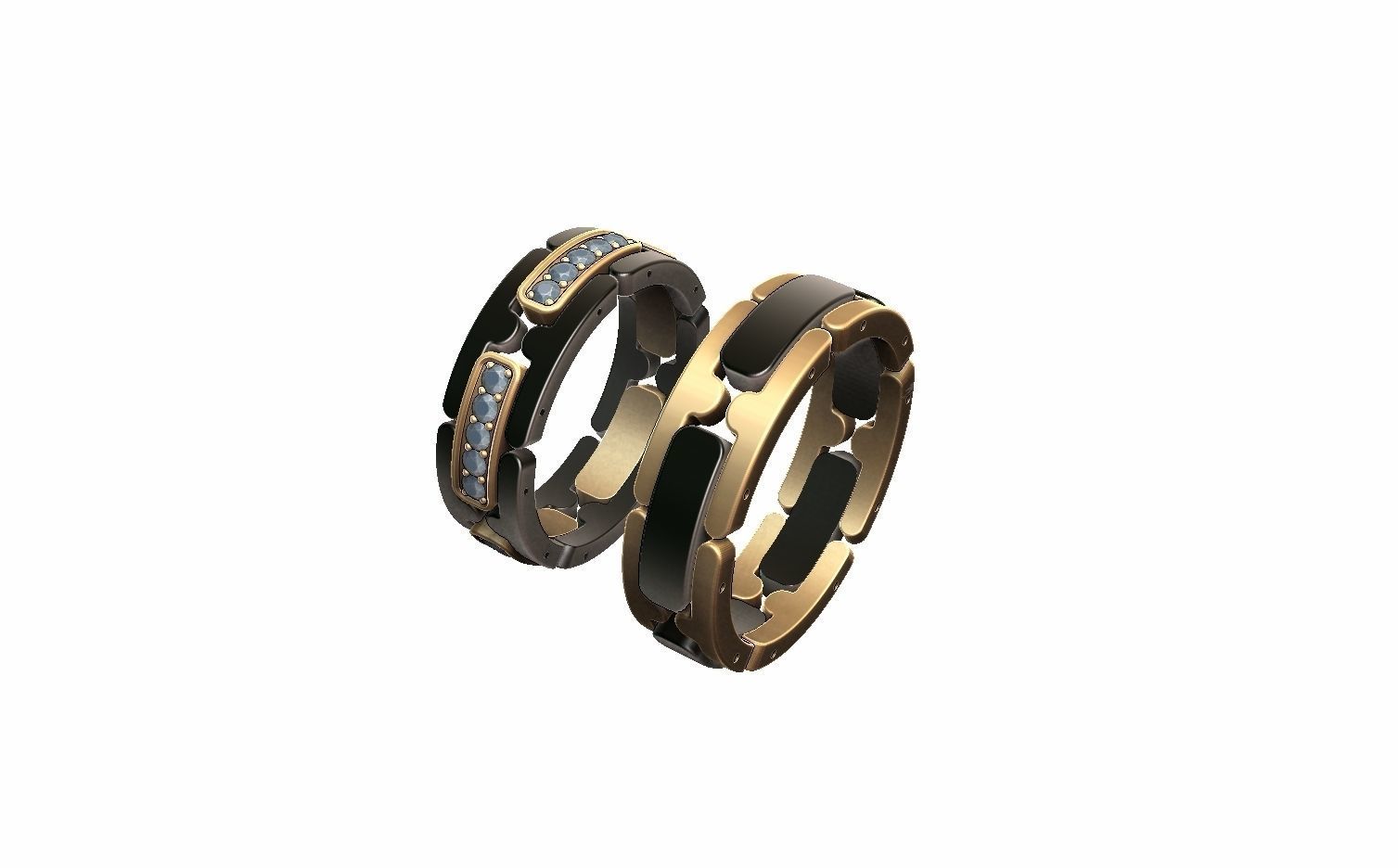 Wedding rings 3D print model