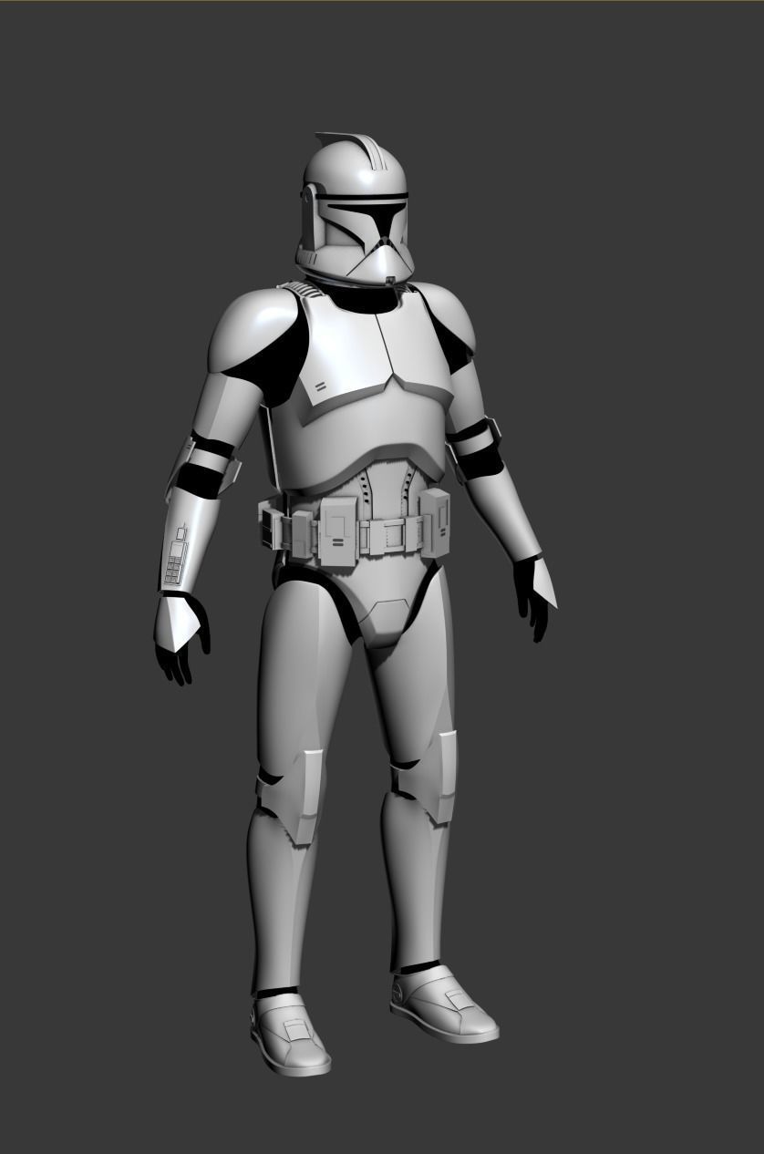 Clone Trooper Cosplay Armor 3D Model 3D Printable CGTrader