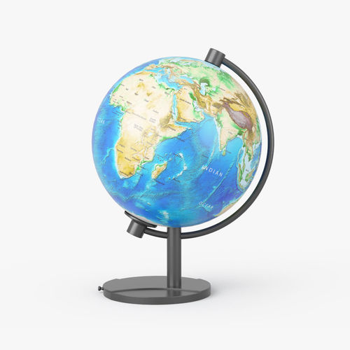 earth globe 3d model
