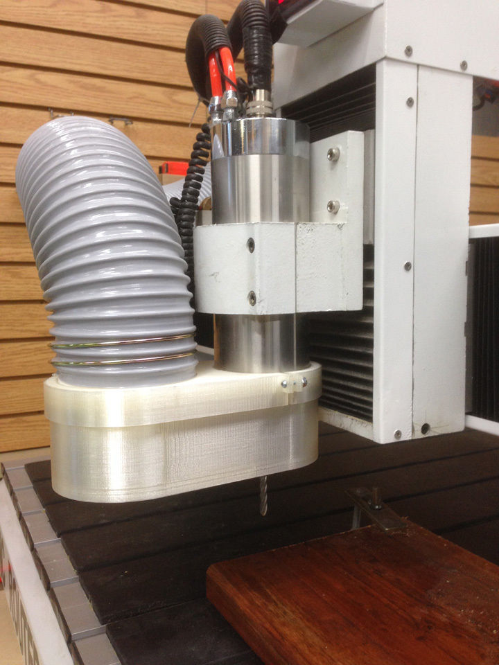 Dust Shoe for CNC Router table free 3D model 3D printable