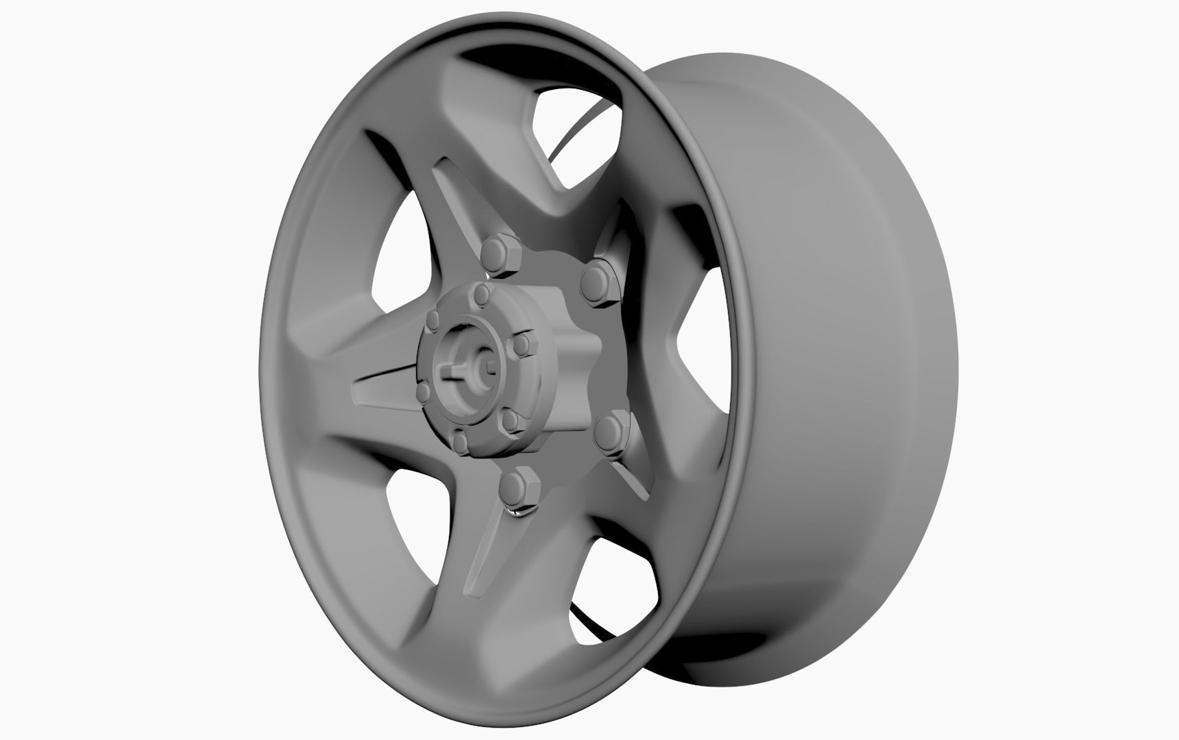 Rim Stock Toyota Land Cruiser FJ70 Series 3D model