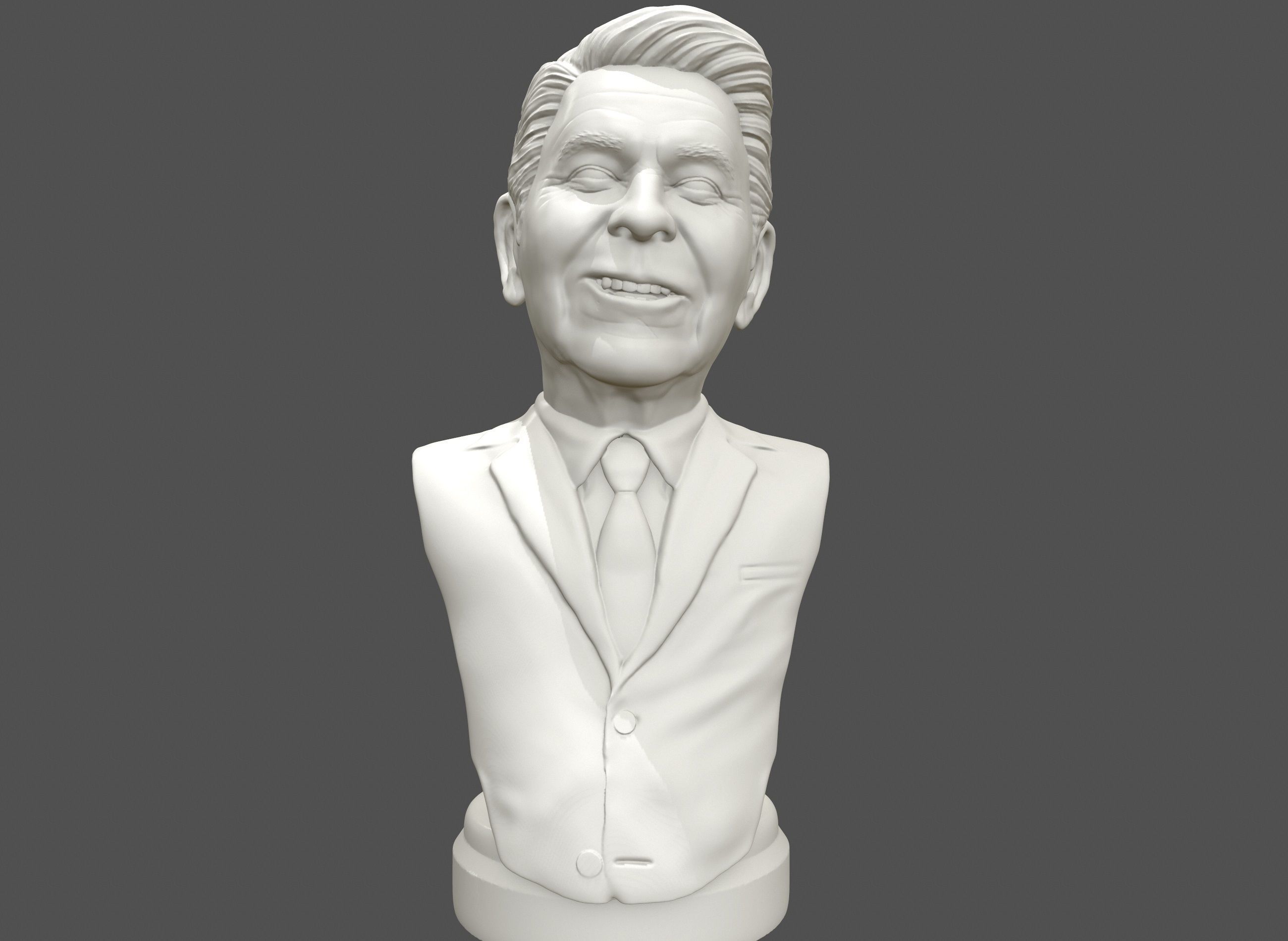 Ronald Reagan 3D Printable Portrait 3D Model 3D Printable CGTrader Ronald Reagan 3D Printable Portrait 3D Model 3D Printable CGTrader