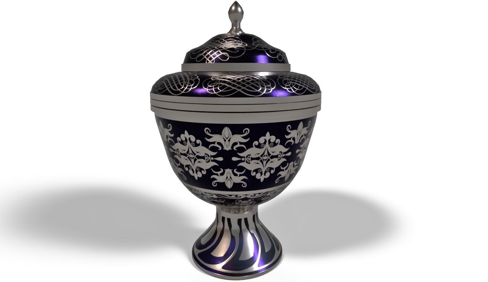 Decorative Urn v01 Shelf Decoration 3D model CGTrader