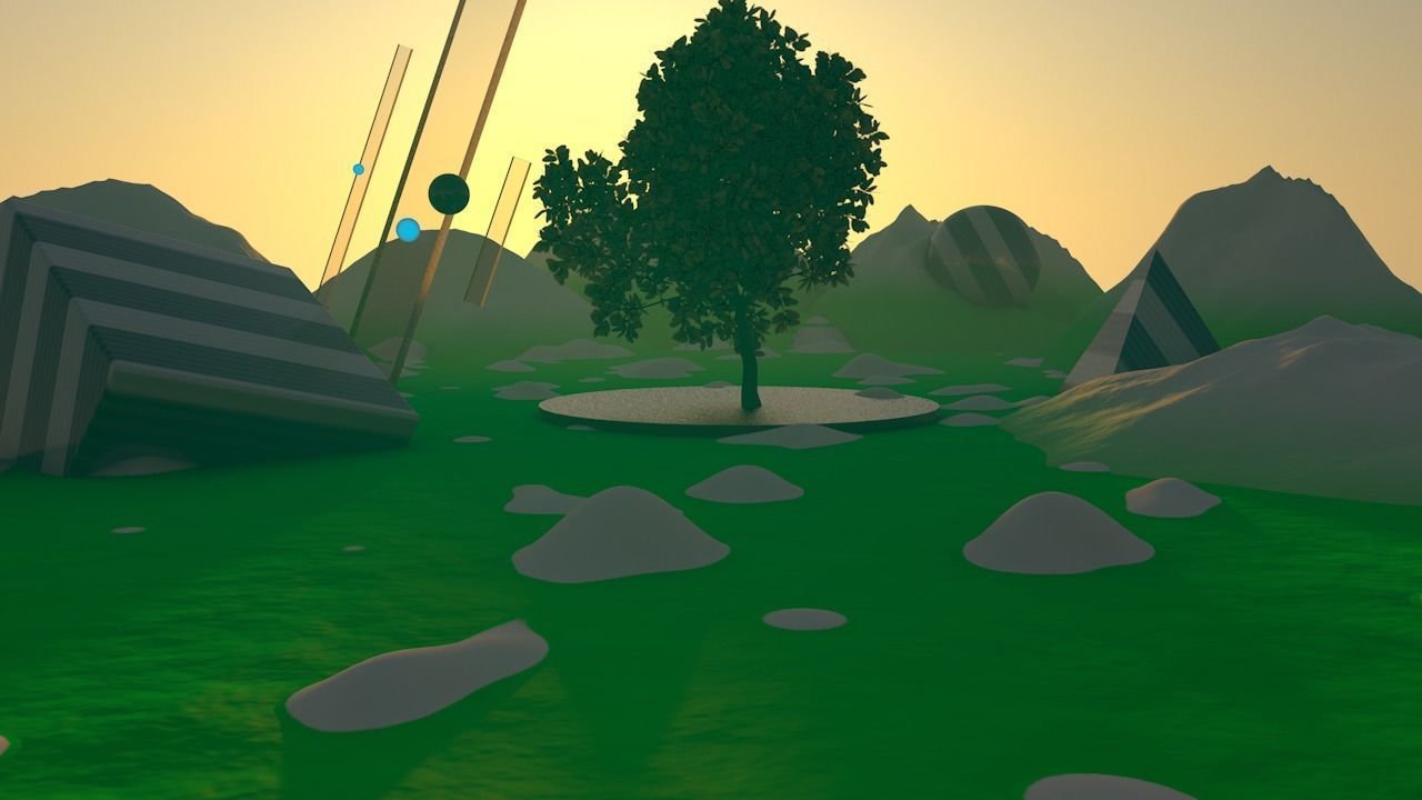 3D model SCI-FI garden | CGTrader