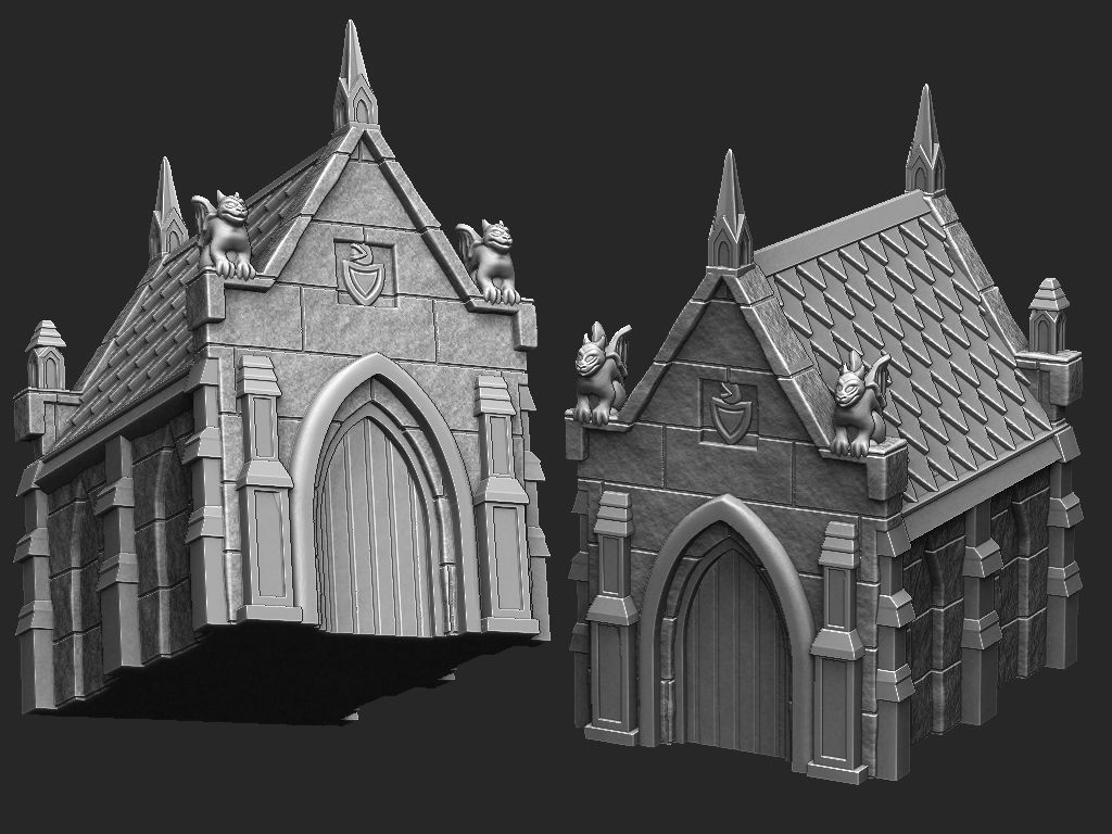 3d model of the farm house
