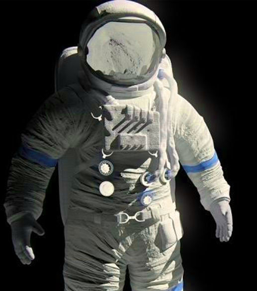 Astronaut moon