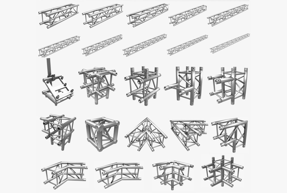 Square Truss Standard Collection - 24 PCS Modular