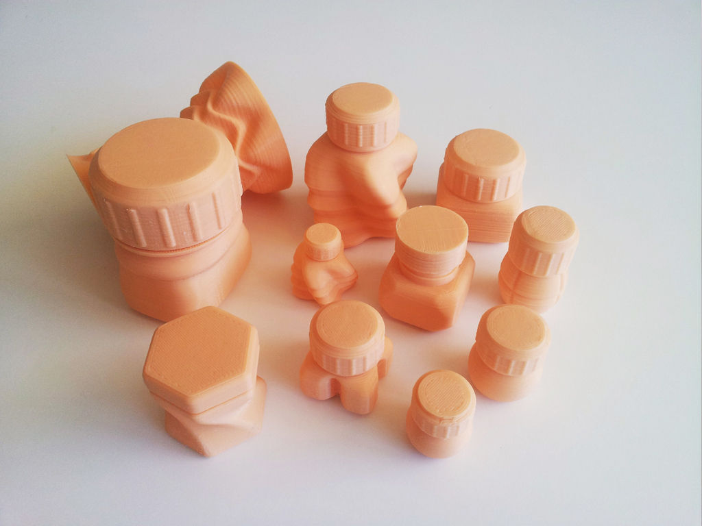 3D print model Bottles and Screw Caps | CGTrader