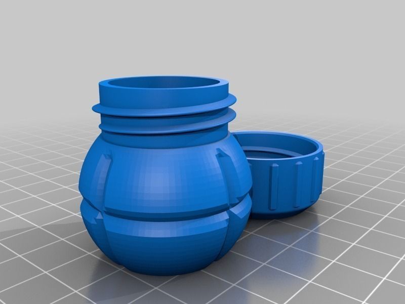 Bottle and Screw Cap 3D model 3D printable | CGTrader
