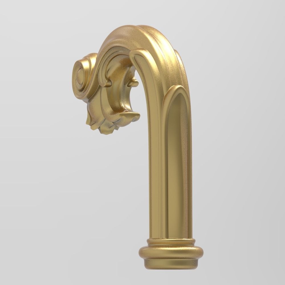 Handle Cane 3D model 3D model 3D printable | CGTrader