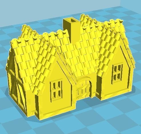 Medieval House 14 3D print model free 3D model 3D printable | CGTrader