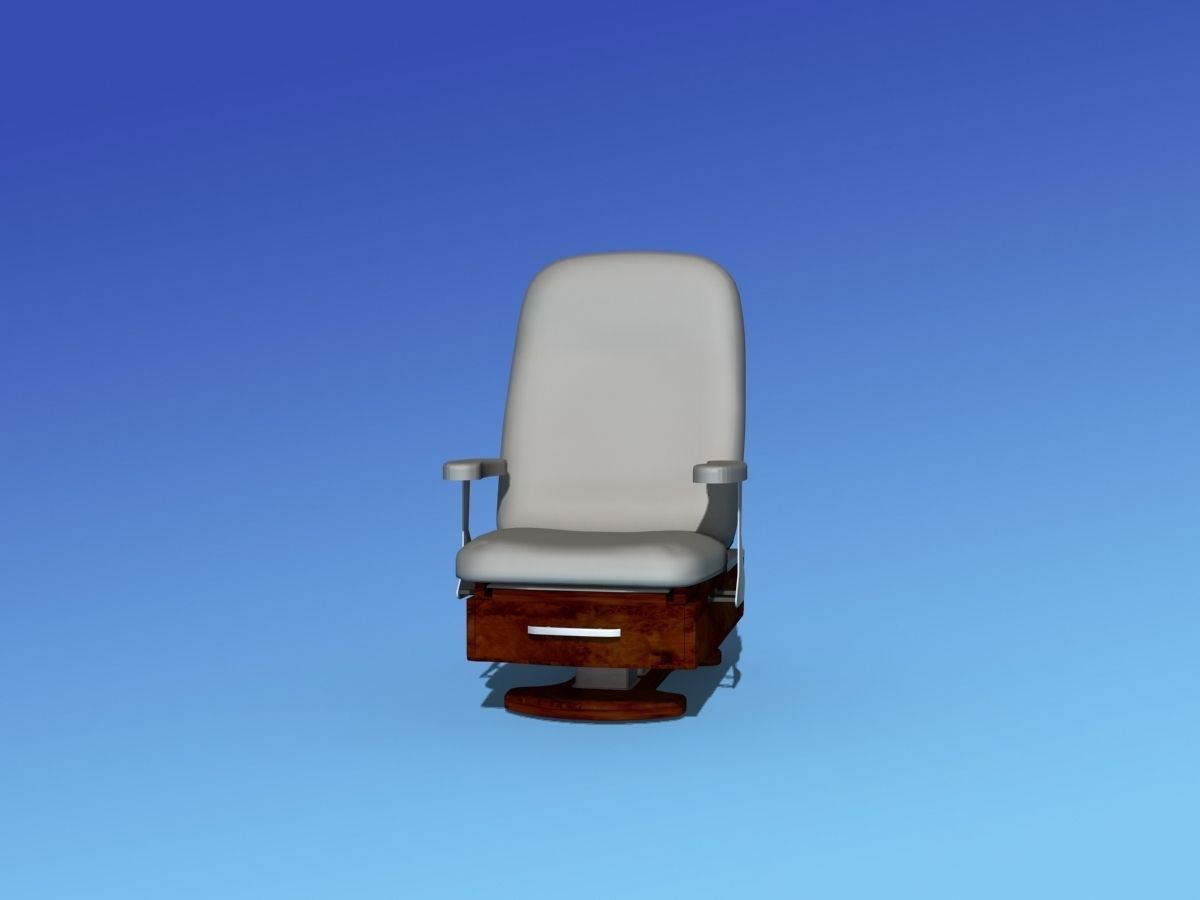 Medical Exam Chair 3D model rigged CGTrader