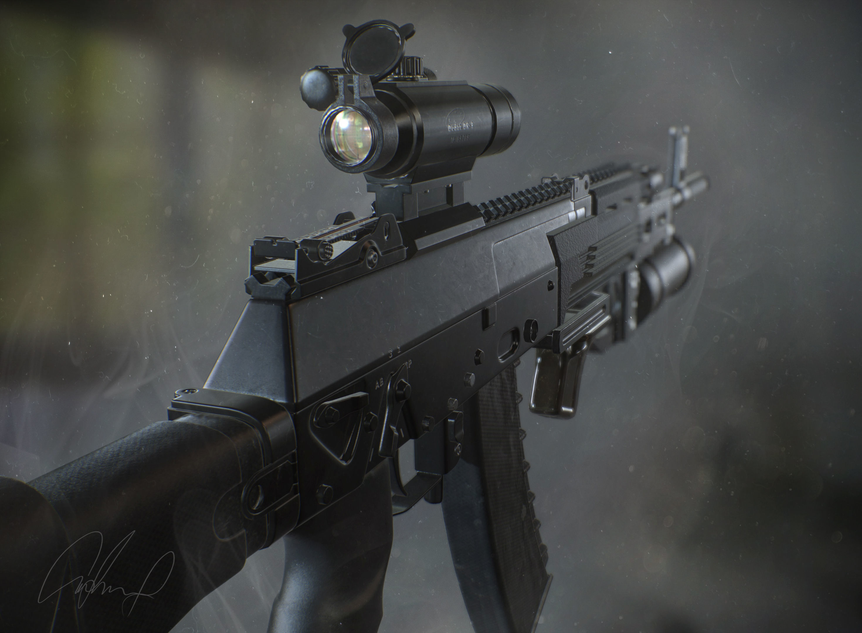 Kalashnikov AK 12 rifle 3D model | CGTrader