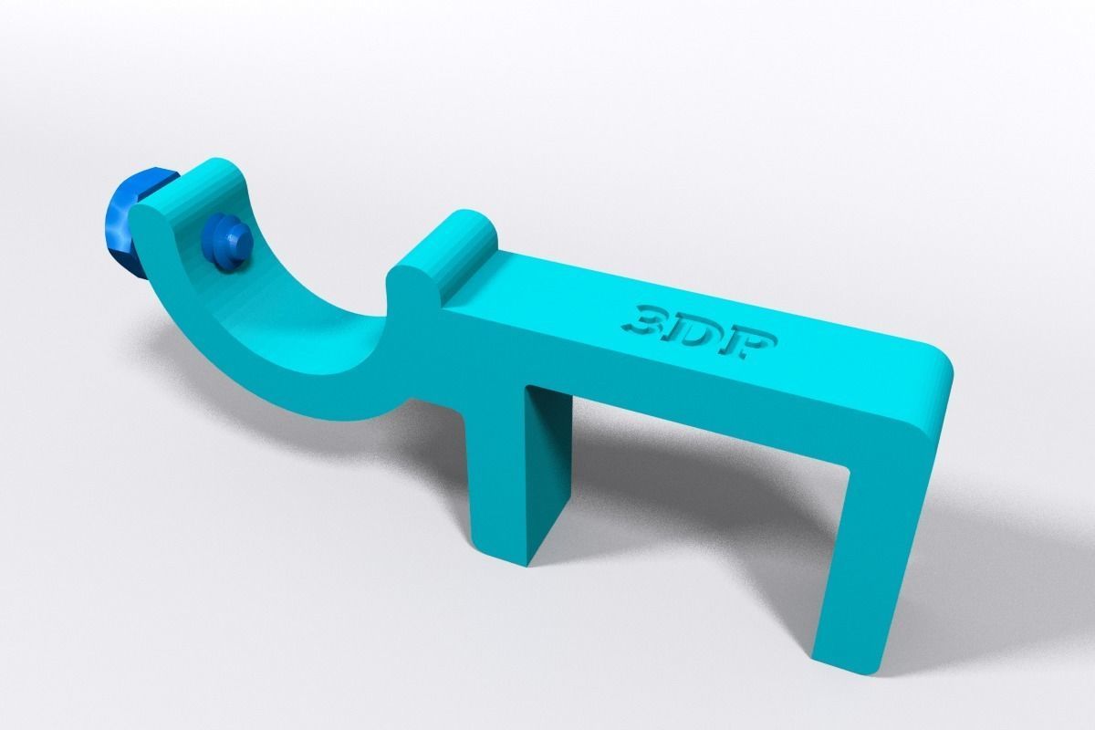 Curtain Rod Holder Blind Attachment free 3D model 3D printable CGTrader