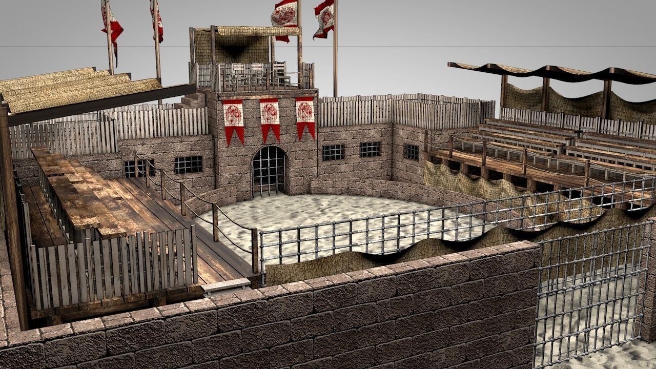 Battle Arena 3D model | CGTrader