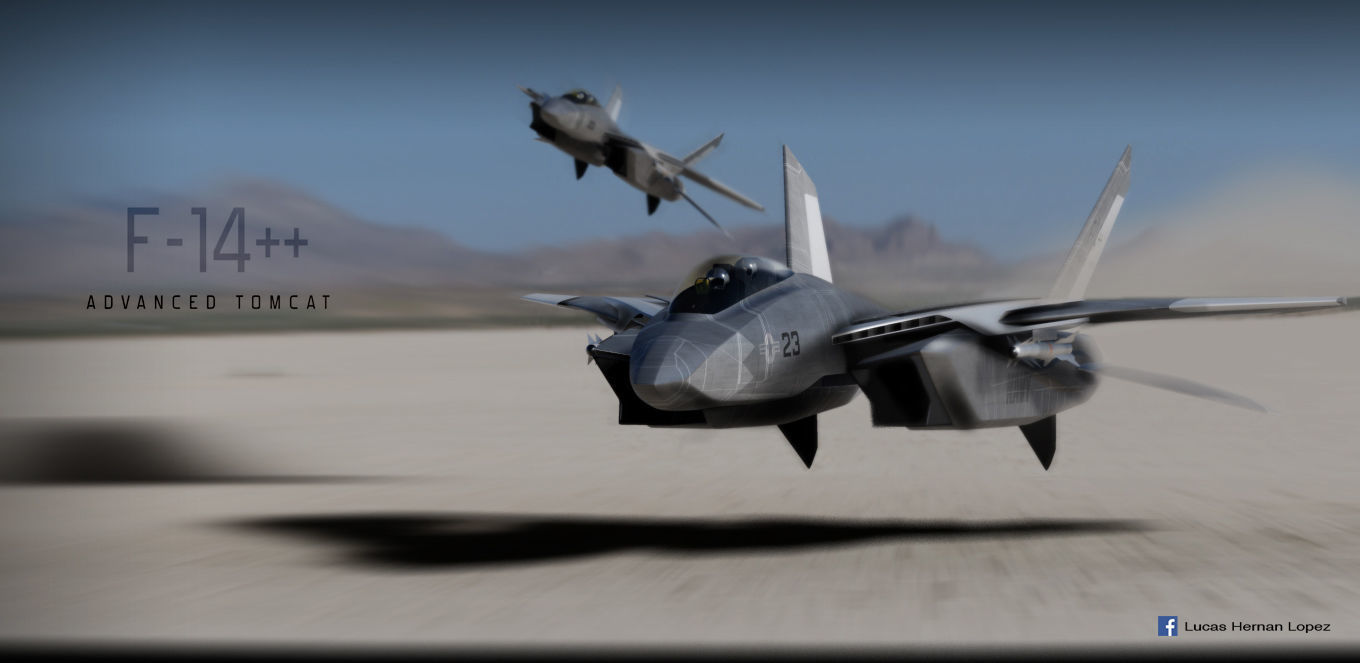 F-14 stealth concept